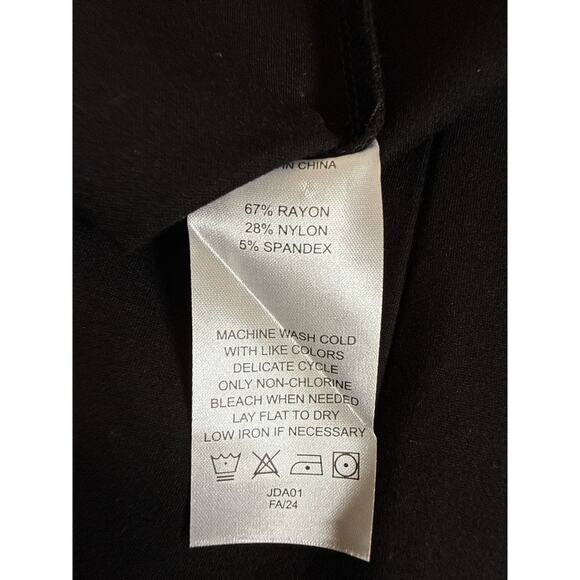 Quince NWT Black Ultra-Stretch Ponte Pencil Skirt Women’s Size Small - Picture 9 of 9